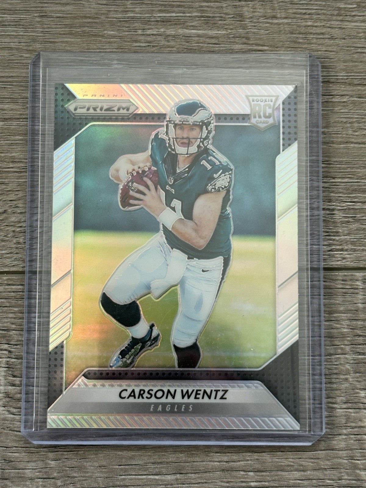 2016 Panini Prizm - Rookie Carson Wentz #218 Silver Prizm (RC)