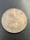 South East Refining Panama City FL - Vintage 1oz. Silver Coin Toned - Nice! -NR!