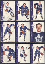 TEAM SET 1994-95 PARKHURST MISSING LINK 1956-57 TORONTO MAPLE LEAFS HORTON DAY +