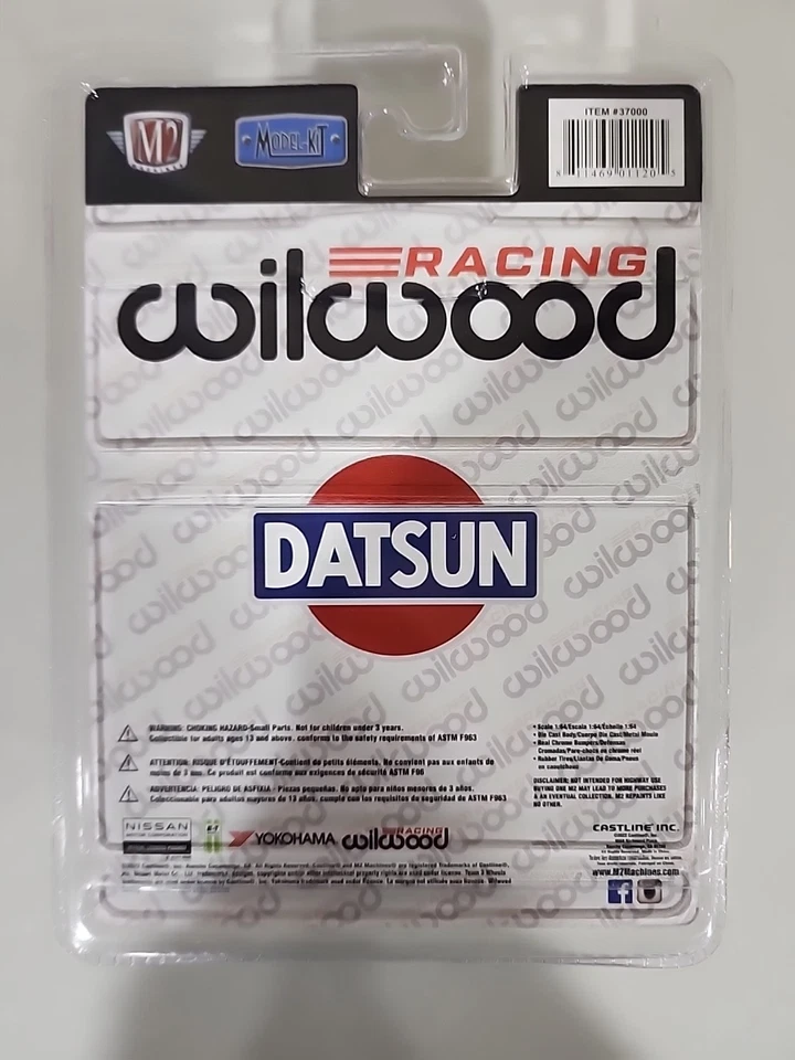 M2 Machines Model Kit Wilwood Racing 1970 Datsun 510 1/64 I24 - Image 2 of 2