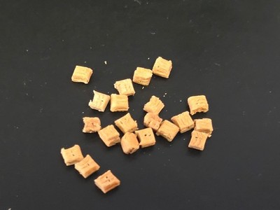Ship Model Fittings Parts 20 Light wood 3mm Double blocks