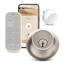 Level Lock (Wi-Fi) Smart Lock with Keypad, Satin Nickel