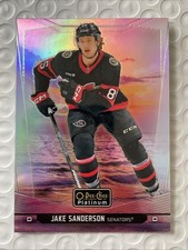 Jake Sanderson 2024-25 OPC O-Pee-Chee Platinum Hockey Sunset #111