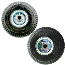 Proven Part Set Of 2 Foam Filled No-Flat Tire 4.10X3.5-4 With Bearings Fit 72310