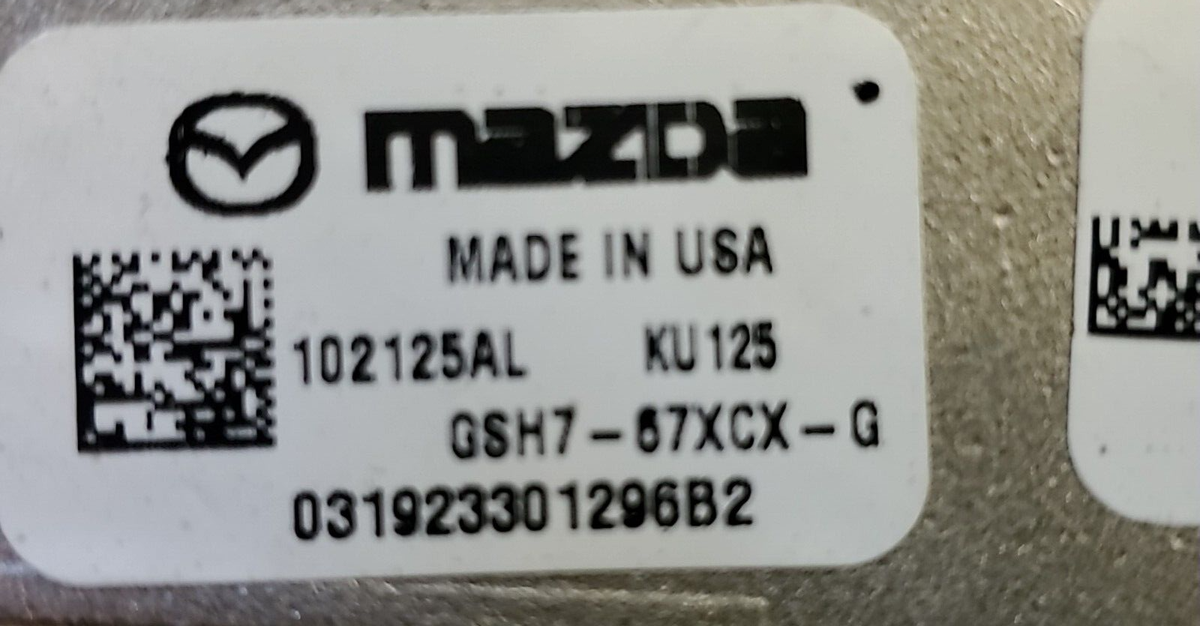 2020 Mazda CX3, CX5, CX9 Camera Module GSH7-67XCX-G | GSH767XCXG