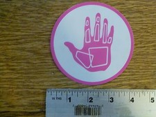 Body Glove 4" Magenta/White Circle Sticker Decal