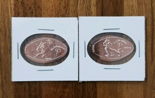 Genie & Simba Walt Disney World 50th Anniversary Pressed Penny Coins- WDW