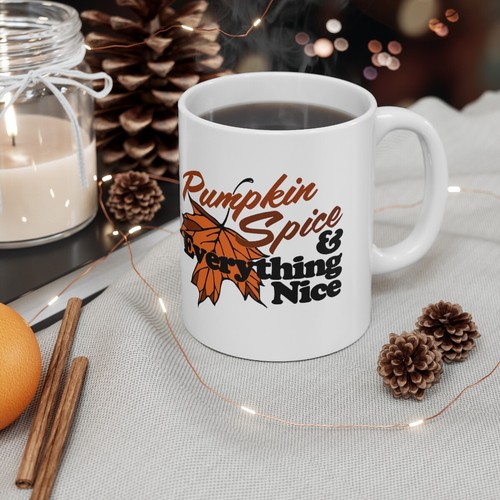 Pumpkin Spice & Everything Nice | Mug | 11 or 15 oz | Color Morph | Autumn - Picture 5 of 21