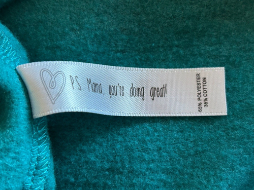 Latched Mama Nursing Sweatshirt Teal With Pockets Size M/L Comfort Breastfeeding - Picture 6 of 7