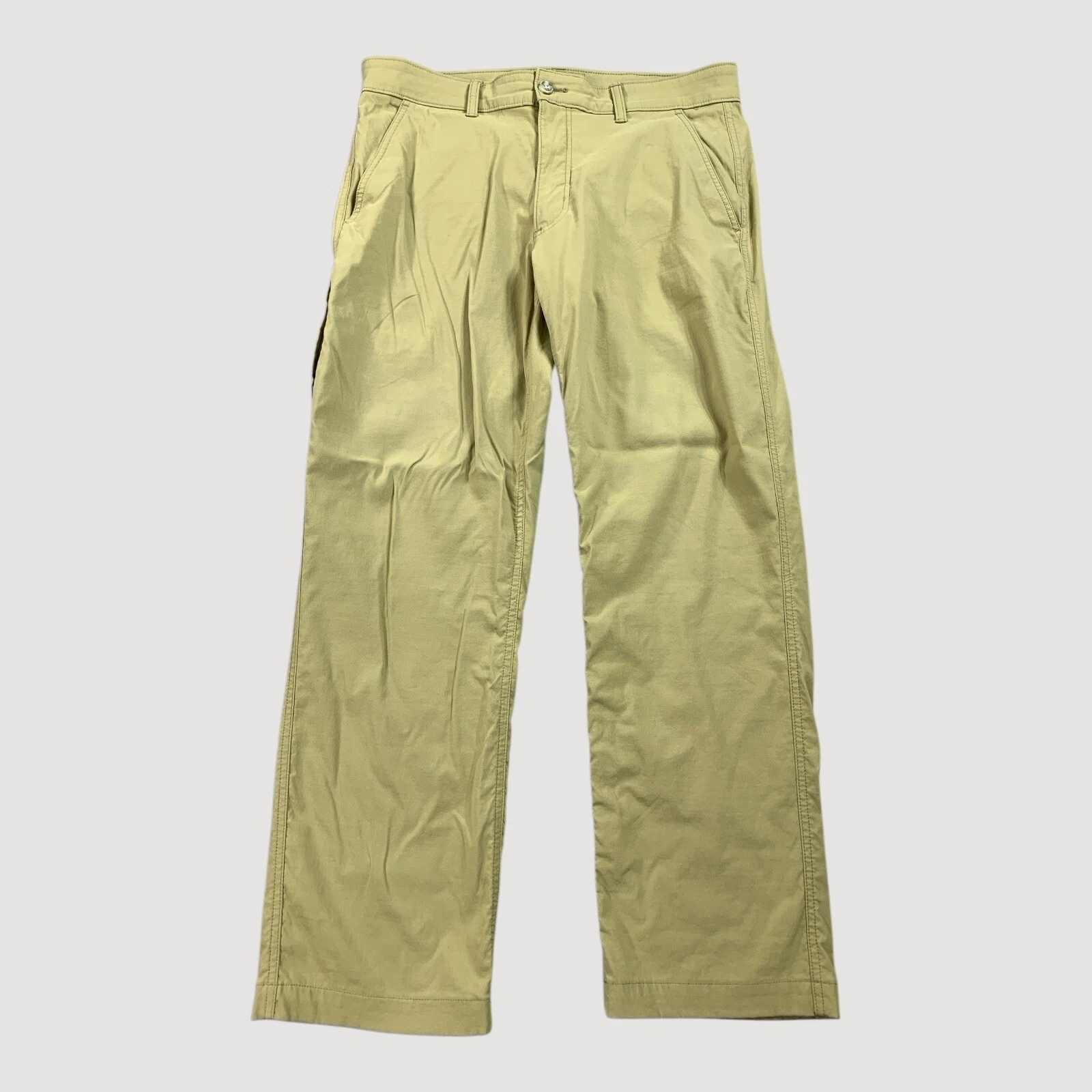 Eddie Bauer Pants Mens 34x29 Tan Travex Horizon Guide Chino Nylon Stretch