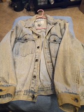 American Pacific Enterprises Inc,equestrian Jacket Denim Size Large