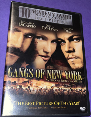 Gangs Of New York DVD Leonardo DiCaprio Daniel Day Lewis Action