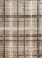 Tartan Check Rug Carpet Runner Plaid Mat Timeless Classic Soft Pile Living Room