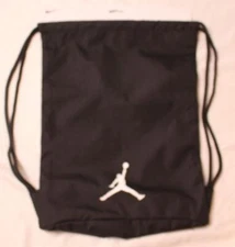 Nike Air Jordan Jumpman Drawstring Bag Backpack Black/White PBZ904-010 NWT Rare