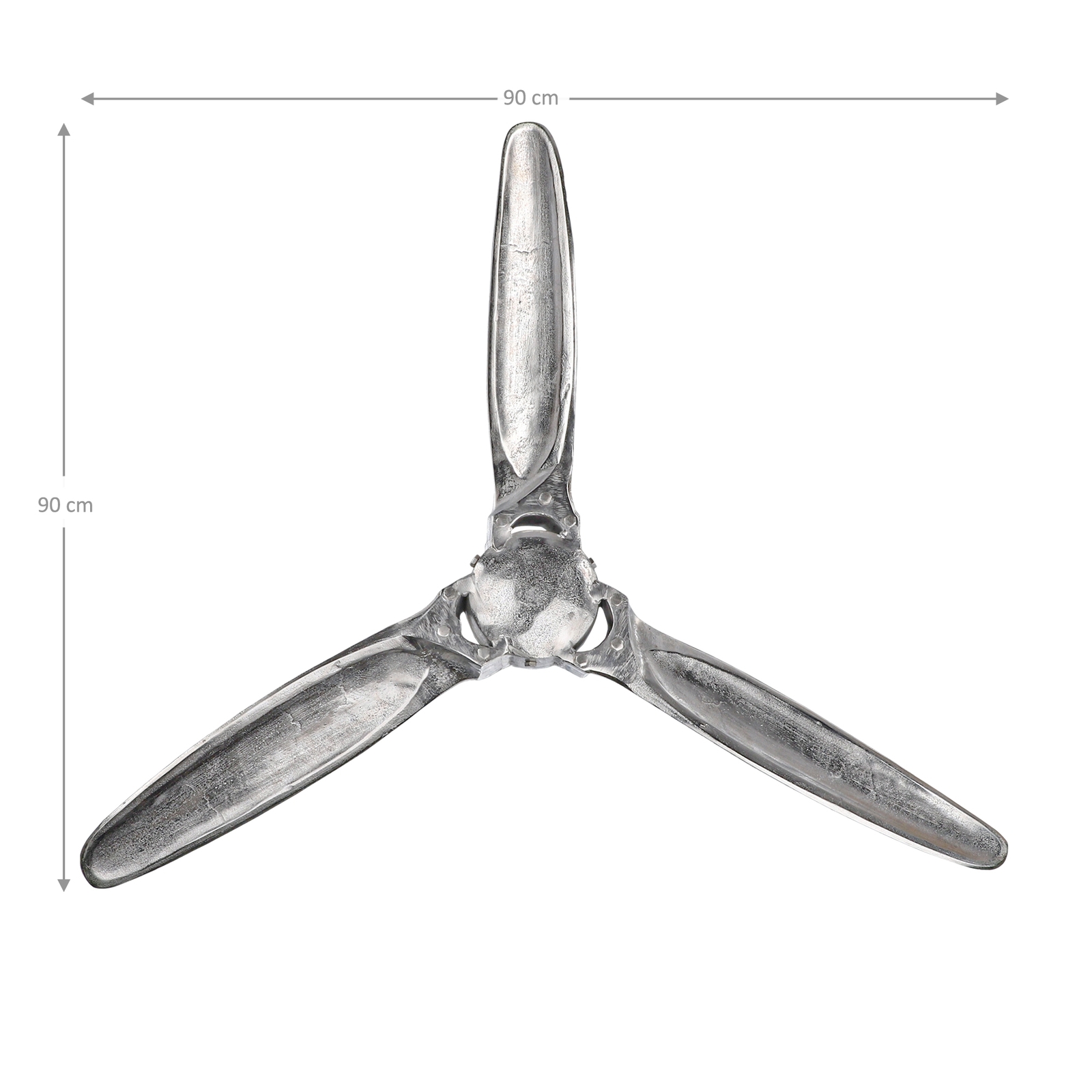 Hztyyier Windskulptur Flugzeug Aus Edelstahl – Dreht Sich Bei Wind, Garten-Deko