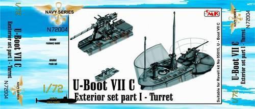 Set Résine CMK – Extérieur U-Boot VII (partie Tourelle) Pour Maquettes Marines