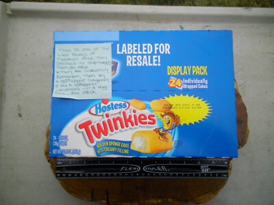 Rare - 2012 Hostess Twinkies Sponge Cakes 24 Count Unopened Sealed Resale Box