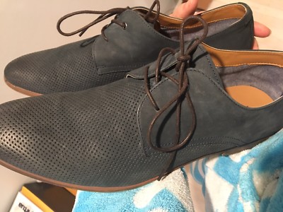 ? ALDO Navy Blue Suede Leather Round Toe Lace Up New ALDO Navy Blue Suede Leather Round Toe Lace Up Oxford  main image 3