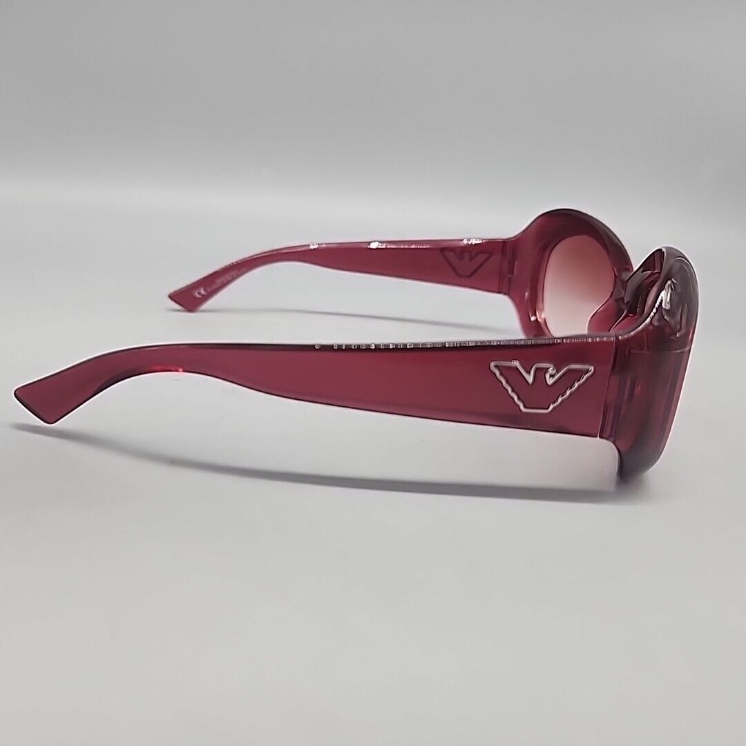 Vintage Emporio Armani Dark Red Oversize Woman Glasses 9456 Vintage Emporio Armani Dark Red Oversize Woman Glasses 9456