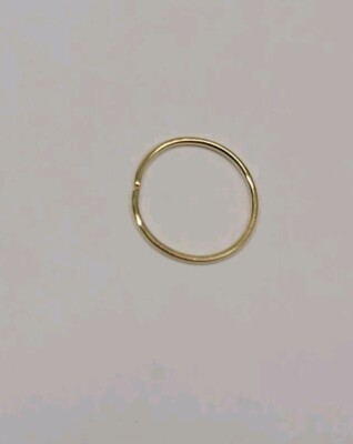 Ear Piercing Ring 14k Solid Gold  Conch Ring Septum Ring Daith Cartilage