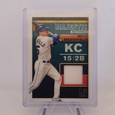 2019 Panini Donruss Majestic Materials Whit Merrifield Patch #MMWM