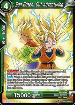 NM-Mint DBS:M Son Goten, Out Adventuring - BT7-056 - C Assault of the Saiyans (B