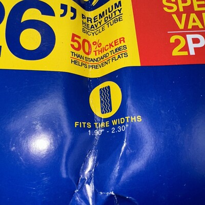 Lot De 2 Chambres à Air Vélo Goodyear 26 X 1,9-2,3 – Avec Leviers, Neuf