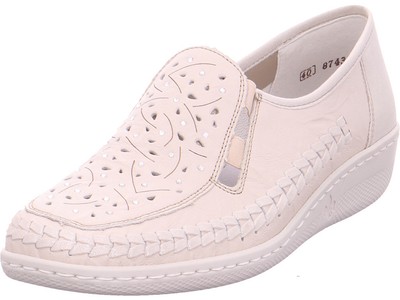 Rieker Damen Slipper gelocht oder geflochten weiß | eBay Rieker Damen Slipper gelocht oder geflochten weiß | eBay