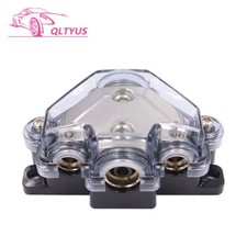 3 Way 2 Gauge in 4 Gauge Out Amp Power Distribution Block for Car Audio Splitter