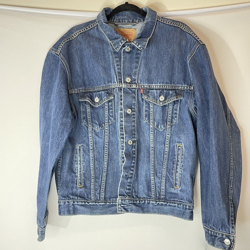 Levis Mens Large Denim Trucker Jacket 