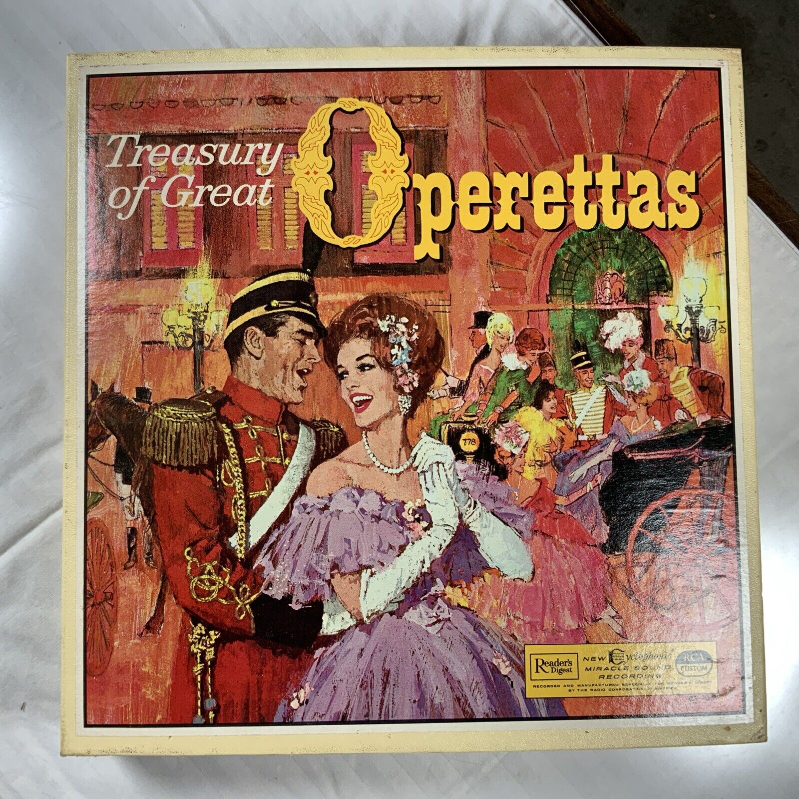 Readers Digest Treasury Of Great Operettas RDA40 9-LP Box Set