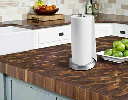 Kamenstein Perfect Tear Stainless Steel Countertop Paper Towel Holder, 13 Inch