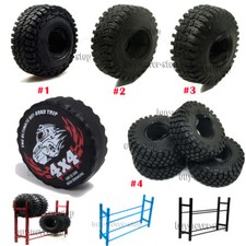 Copripneumatico e Ricambio Ruote 1,9" 114mm Gomma 1/10 RC TRX-4 D90 Assiale SCX10