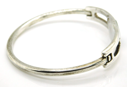 JTI Jana Toppila Ikalainen Finland 925 Sterling Labradorite Bangle Bracelet - Picture 2 of 10