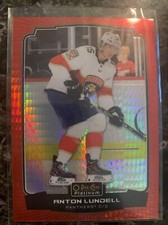 Anton Lundell  Red Prism  O Pee Chee Hockey Platinum #13     033/199