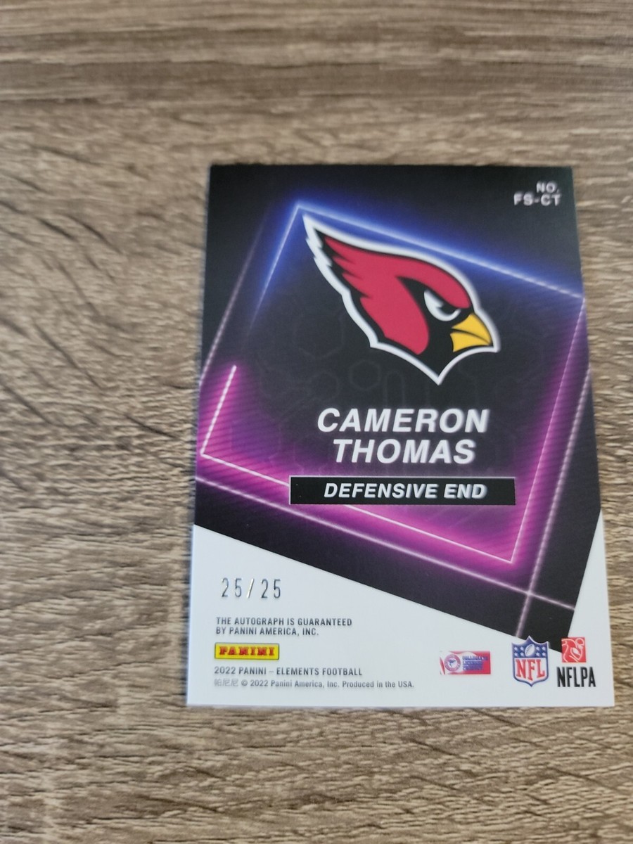 Immaculate Cameron Thomas RCスニーカーパッチサイン 2022 Panini Elements Future Signs Green Cameron Thomas 25/25