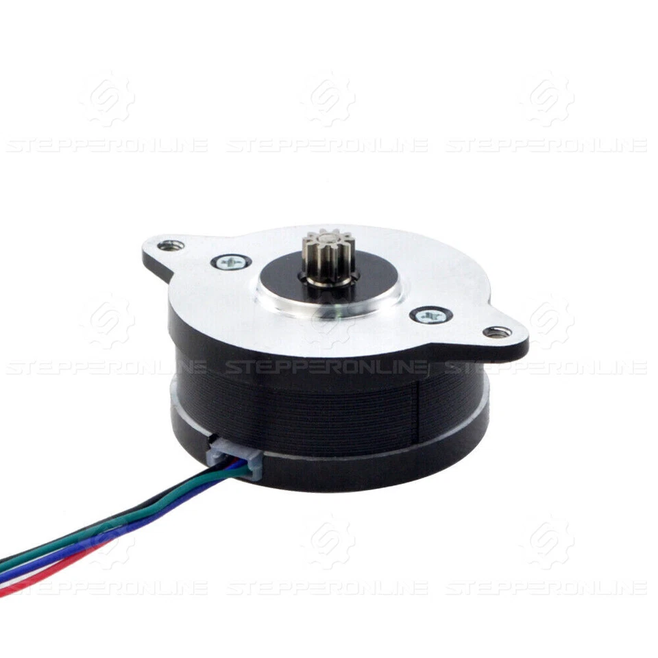 STEPPERONLINE Nema 14 Schrittmotor Pancake Round 0,9 Grad 8Ncm 4 Drähte to Voron - Bild 2 von 4