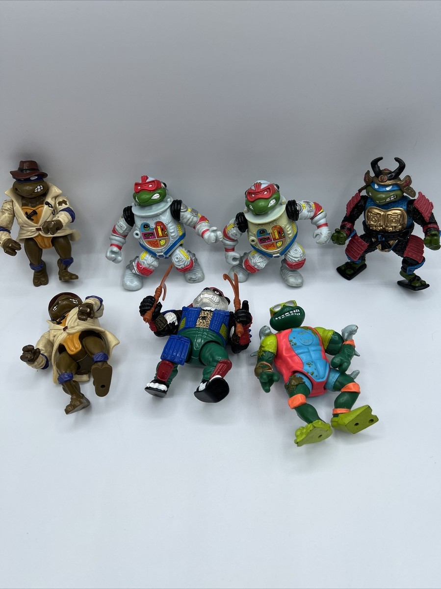 vintage 1990 lot of 7 Ninja Turtles Figures | eBay