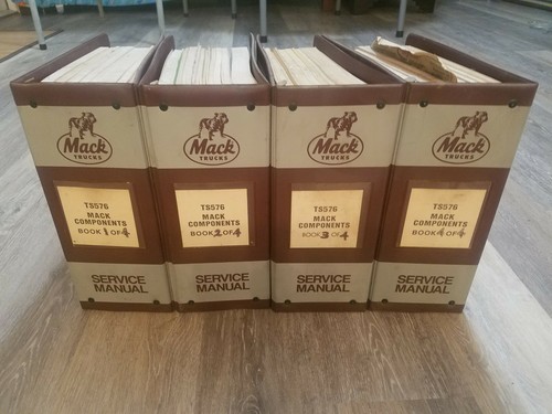Mack Truck TS576 Component Service Parts MASTER Manual SET OF 4 1992 CH / MH etc - Bild 2 von 12