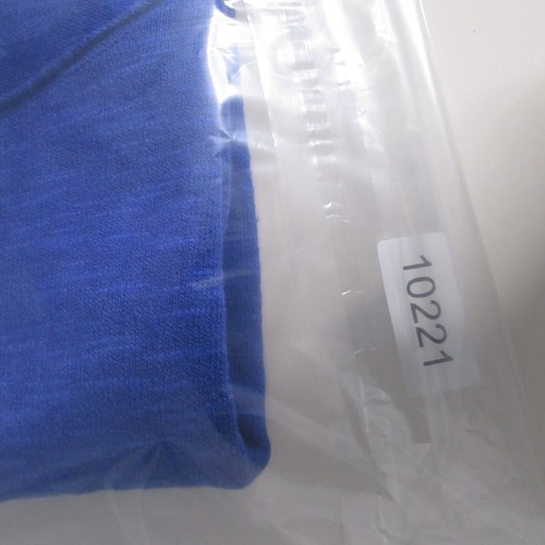 Eileen Fisher Sweater Large Blue Organic Linen Cotton Lagenlook Boxy Coastal - Picture 9 of 9
