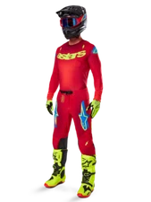 NEW ALPINESTARS 2025 SUPERTECH MAKER RACE KIT RED YELLOW FLUO MOTOCROSS MX BMX