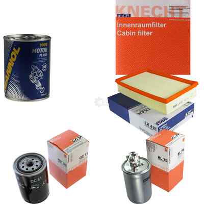 MAHLE / KNECHT Inspektionspaket Filter Set SCT Motor Flush Motorspülung 11612009