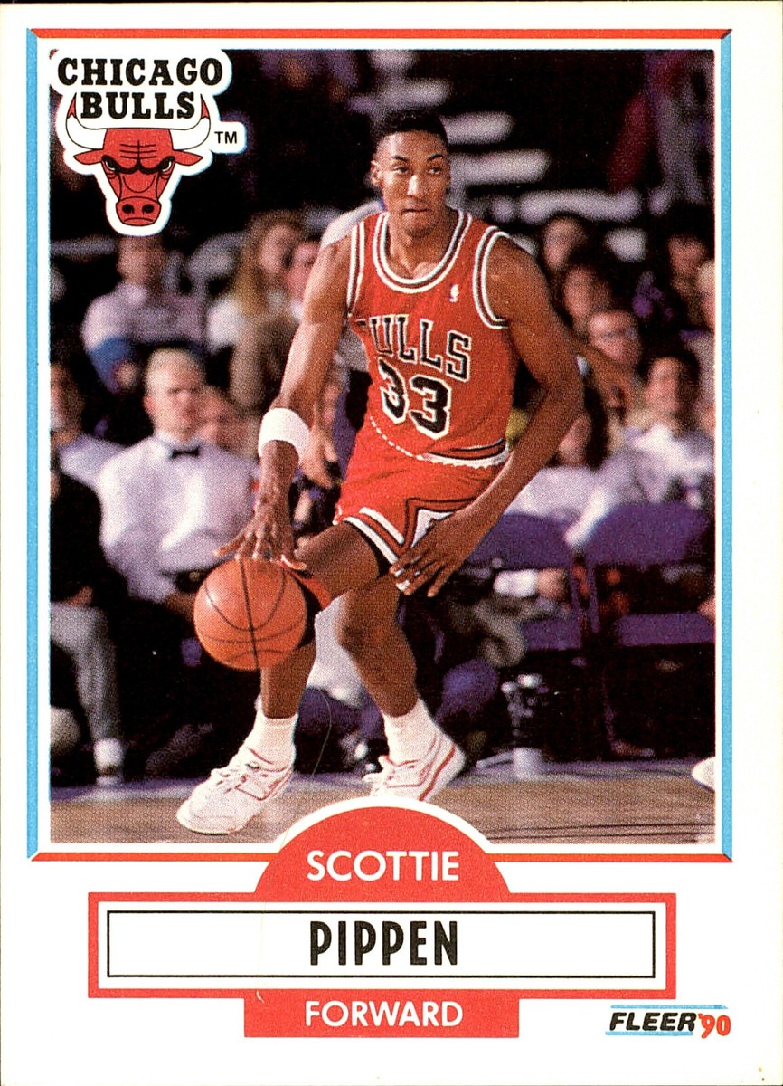 1990-91 Fleer Scottie Pippen #30 Chicago Bulls NBA HOF Basketball