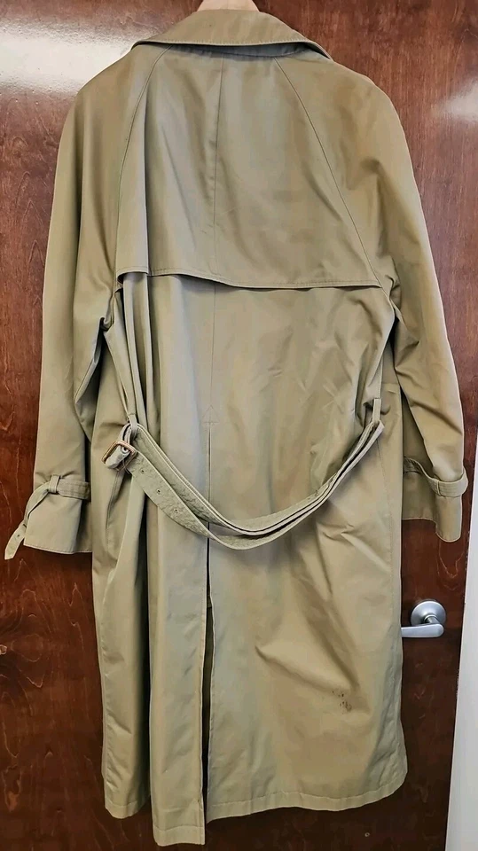 Gabardina vintage años 70 Givency Monsieur con forro de lana con botones Foto 2 de 4