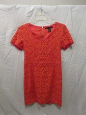 Marc By Marc Jacobs Lace Dress   Orange & Pink  Size 10