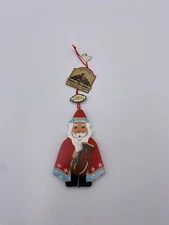 KATHE WOHLFAHRT Christmas 3" Ornament Santa Hand Paint Rothenburg New
