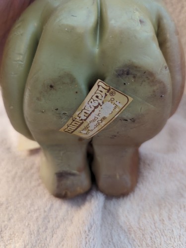 Vintage Mini Meepuls 1974 Novelty Wax Candle Unburned W/ Tag Nose Picker RARE - Picture 11 of 13