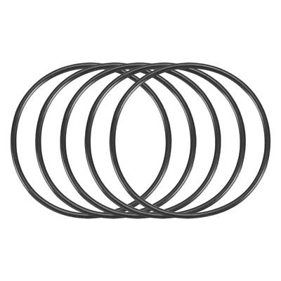 UXCELL Rubber 50mm x 46mm x 2mm Oil Seal O Rings Gaskets Washers Black 50pcs