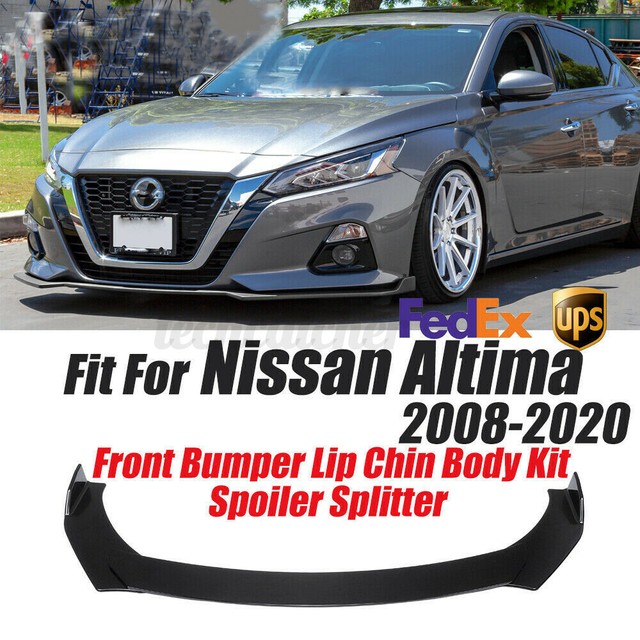 FOR 192020 Nissan Altima Gloss Blk Shark Fin Rear Bumper Diffuser