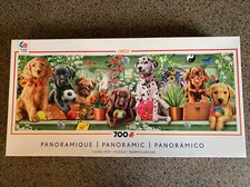 Ceaco Panoramic Dog Puppy 700 Piece Puzzle